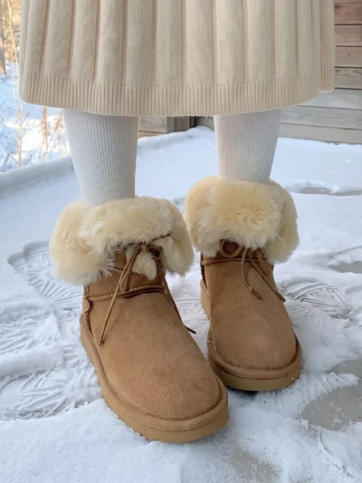 fluffy snow boot balooti 2